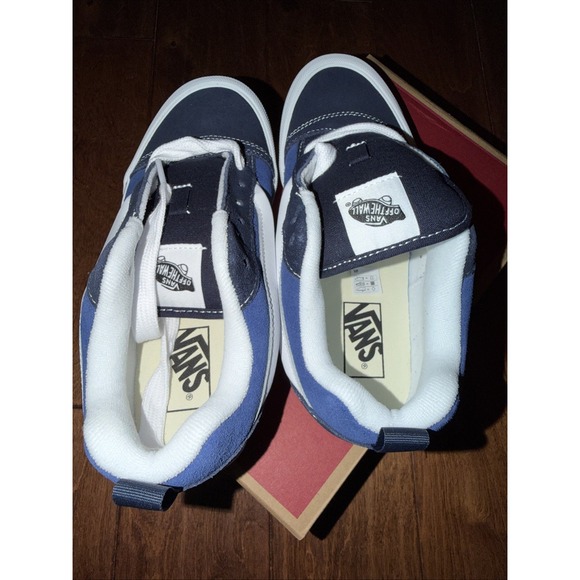 Vans KNU SKOOL Navy Men 6/Women 7.5 Casual‎ Skate Unisex Sneaker Shoes NWB - Picture 5 of 6